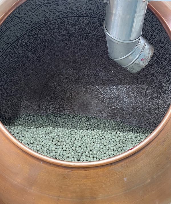 Proceso de recubrimiento para las nuevas bolitas de cereal