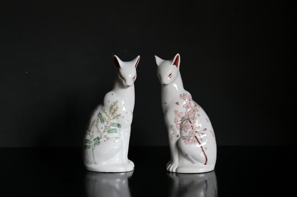 Obras de cerámica Kutani de Takayuki Motome