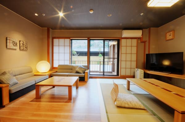Room with Open-Air Bath - YUAN - Japanese-Western Style Room 51 sq.m