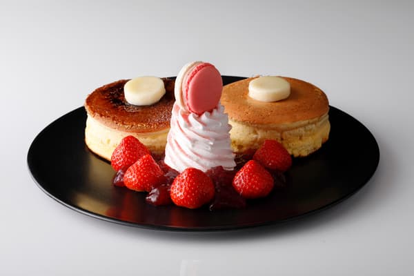 Panqueques especiales Amaou del Hotel New Otani