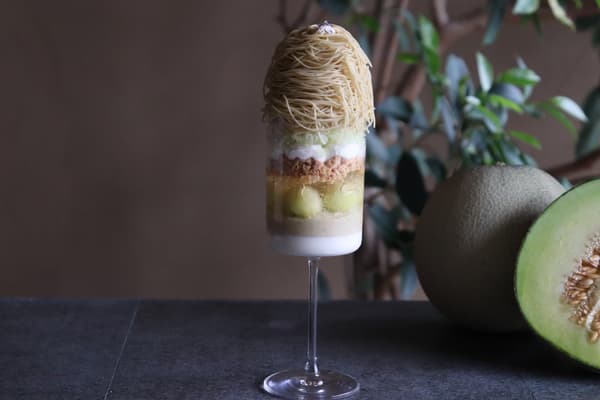 Waguri and Melon Parfait