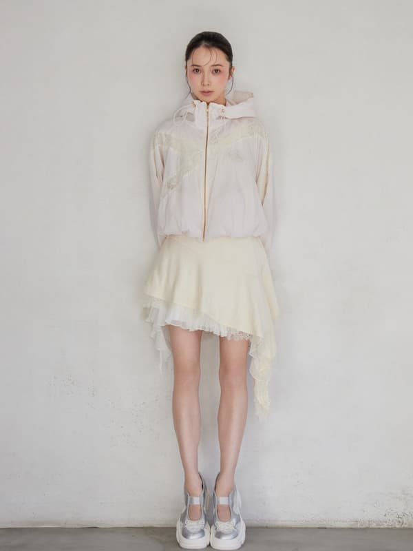 Collaboration Nylon Lace Blouson