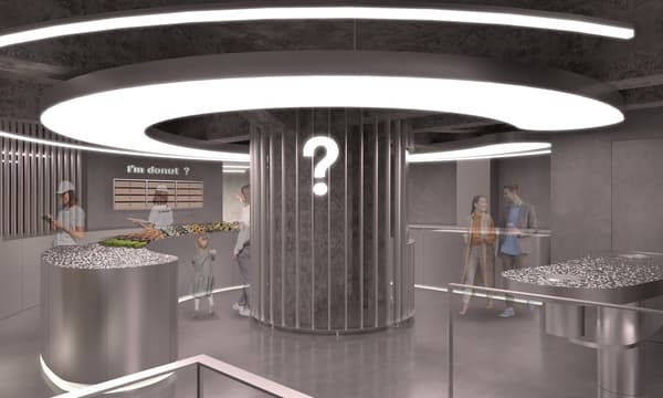 I'm donut? Vista interior de Kioto