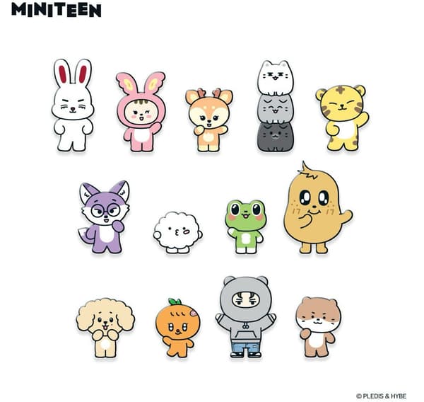 MINITEEN METAL PIN BADGE wave 3