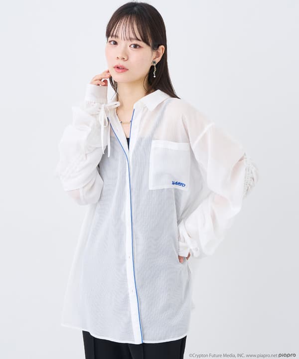 Camisa transparente con imagen de KAITO