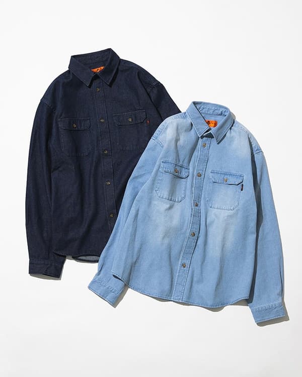 RED KAP × Sonny Label Denim Shirt - Indigo