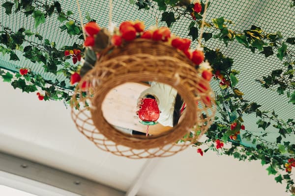 바구니 모양의 거울