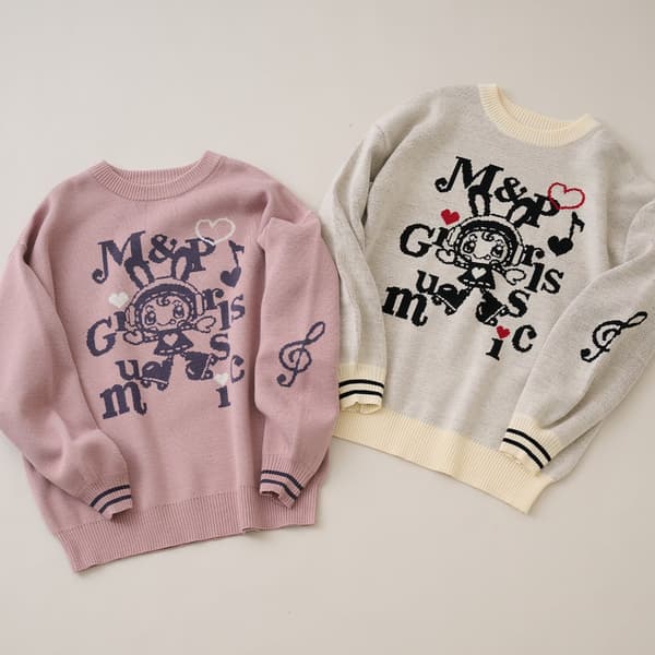 Music Berrie-chan Jacquard Knit