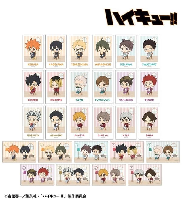 Haikyu!! Trading Chibi Character Morning Ver. Illustration Card