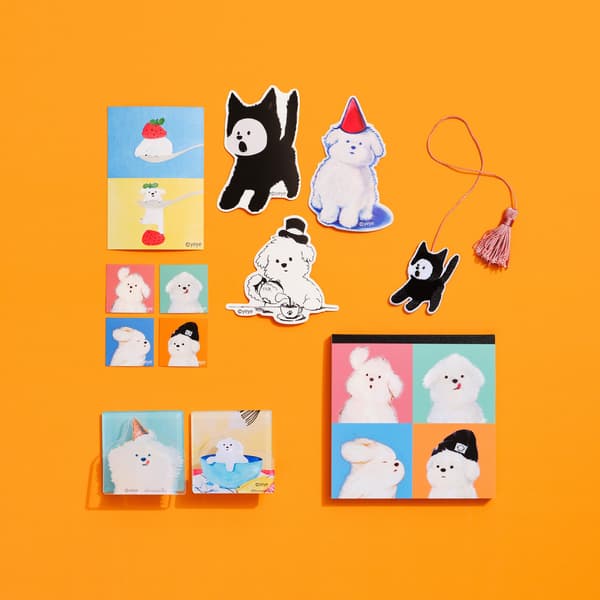 Smartphone Sticker, Bookmark, Acrylic Clips, Square Memo Pad