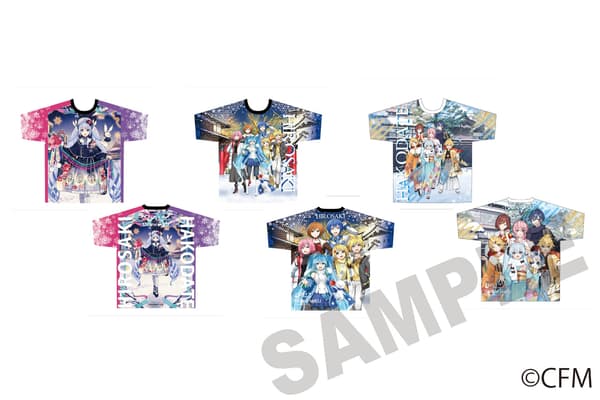 Snow Miku x HIROSAKI×HAKODATE Full Graphic T-Shirts