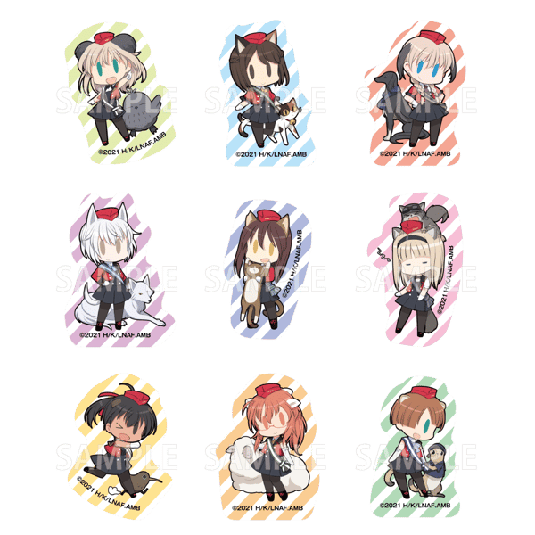 Luminous Witches Flake Stickers