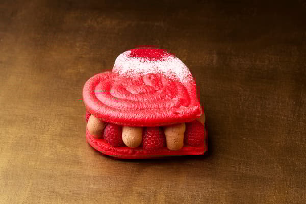 Heart Macaron Cake