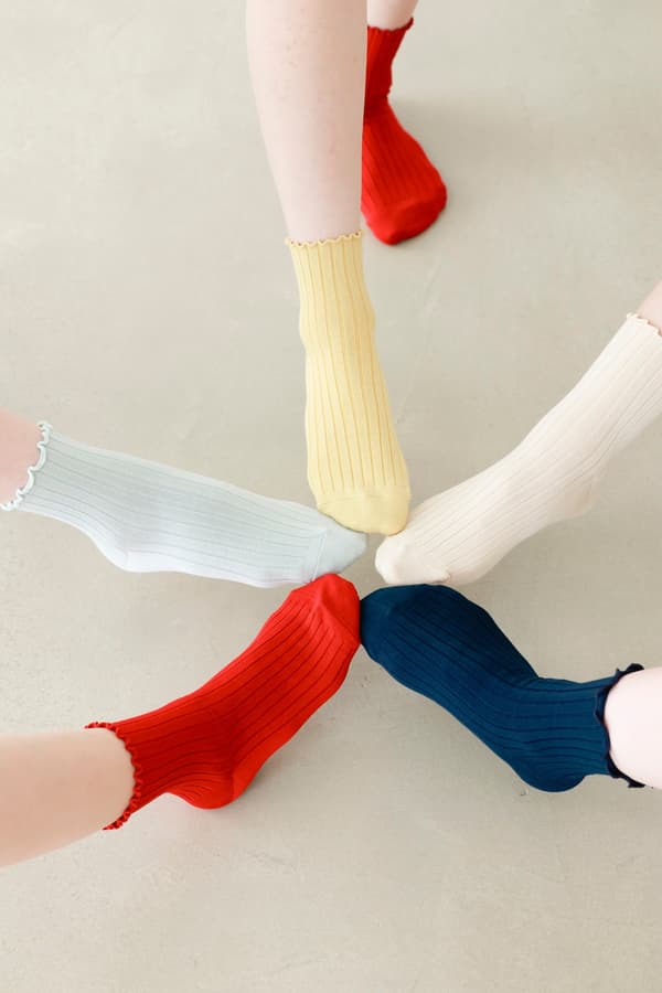 Kutsushitaya fam couple socks