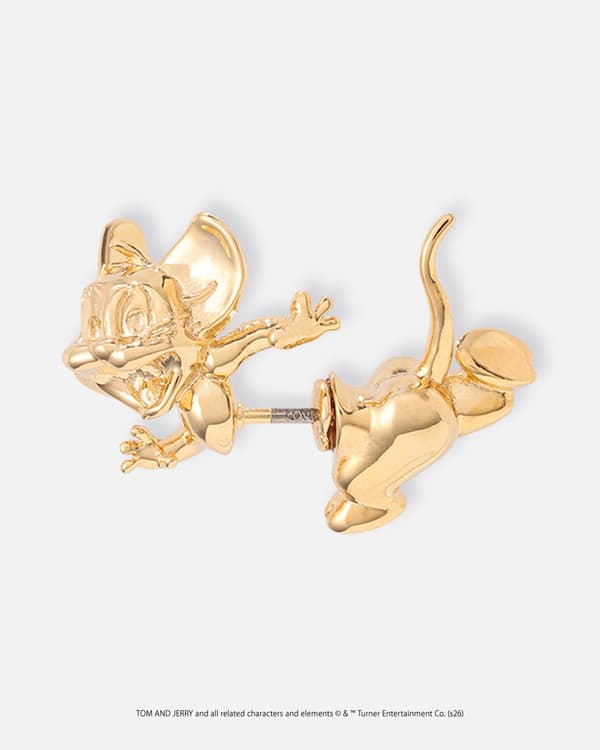 Tom and Jerry × LOVE BY e.m. Jerry Earrings ¥11,000 tax included