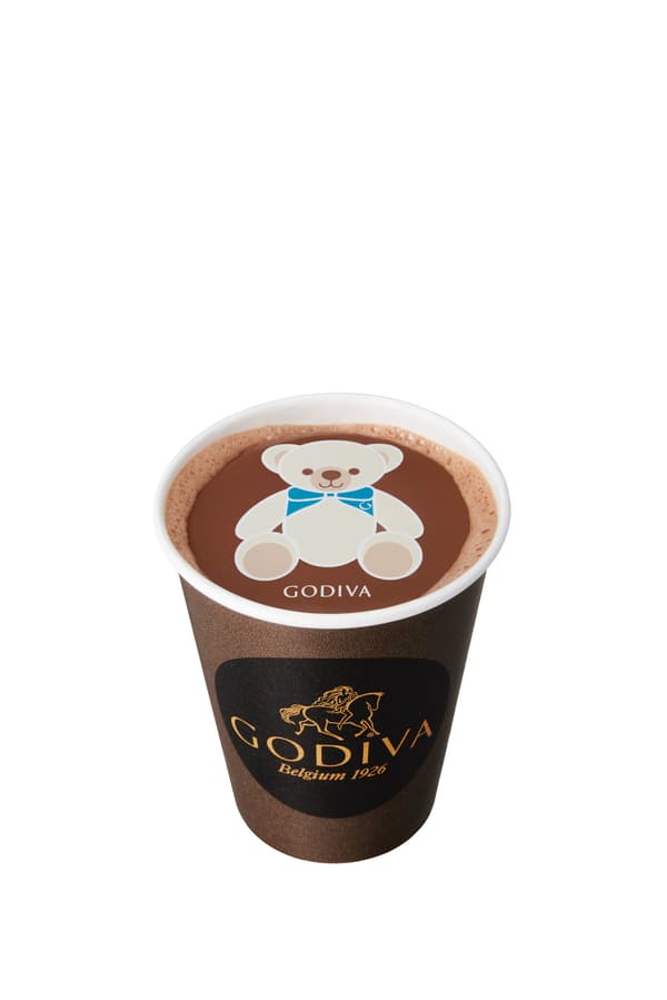 GODIVA Hot Chocolate drink with topper