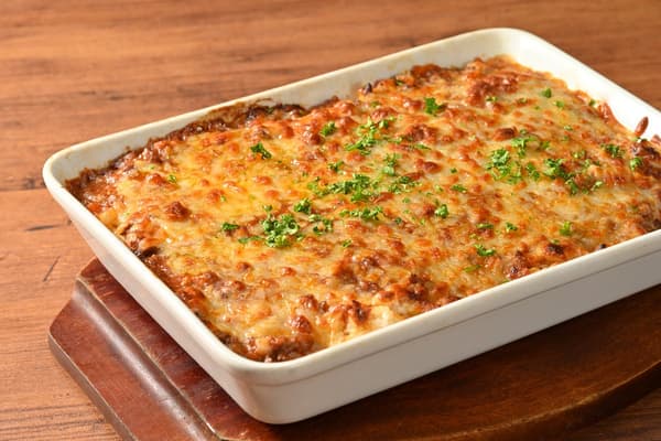 Meat doria with iburigakko