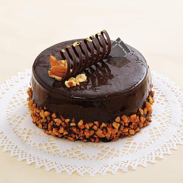 Pastel de chocolate belga