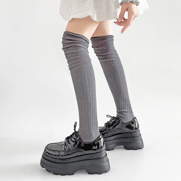 Patent material that subtly makes a stylish statement.