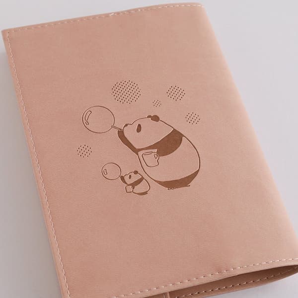 Cubierta para libro en rosa