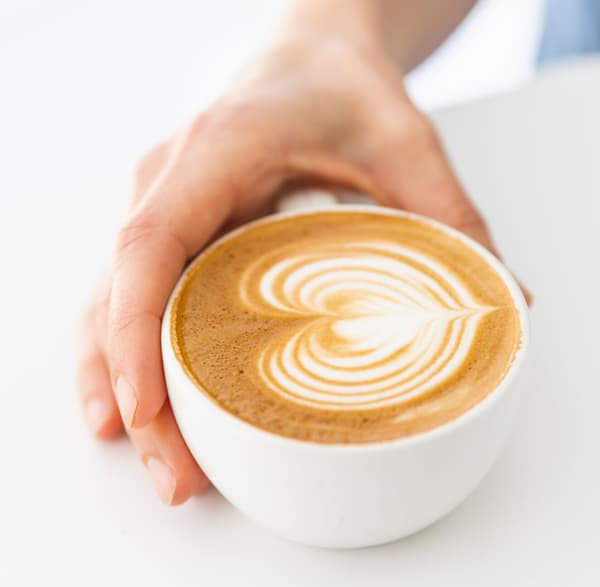 Código QR de la clase de arte del latte