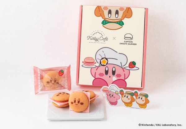 Kirby's Strawberry Burger packaging