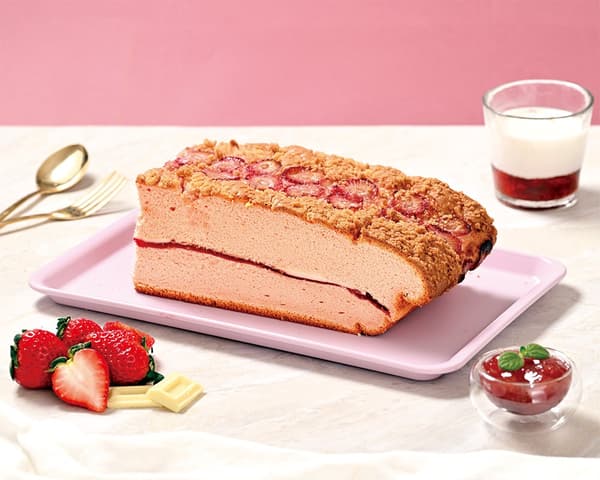 GRAND CASTELLA Strawberry Condensed Milk Castella