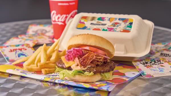 Pulled Pork Burger 25th Anniversary Coaster Set (Mel's Drive-In)