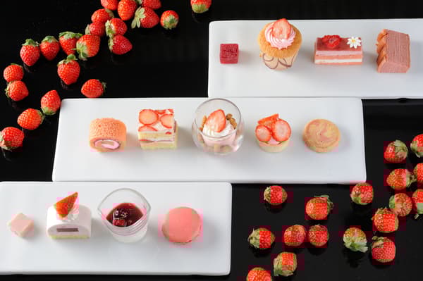 Thirteen charming strawberry sweets, each bite bringing a moment of delight