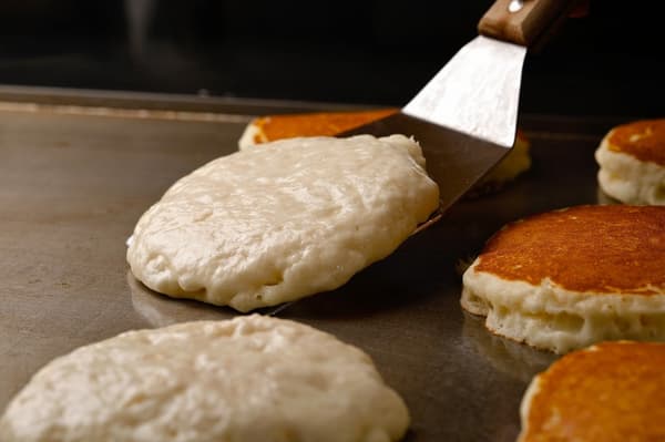 Fluffy handmade pancakes