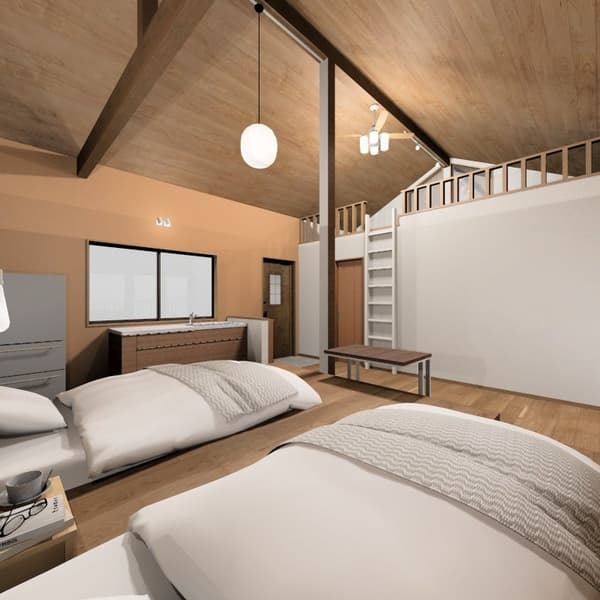 Glamping cottage accommodating up to 5 guests