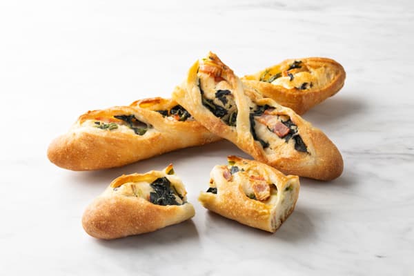 Baguette Epinard Bacon