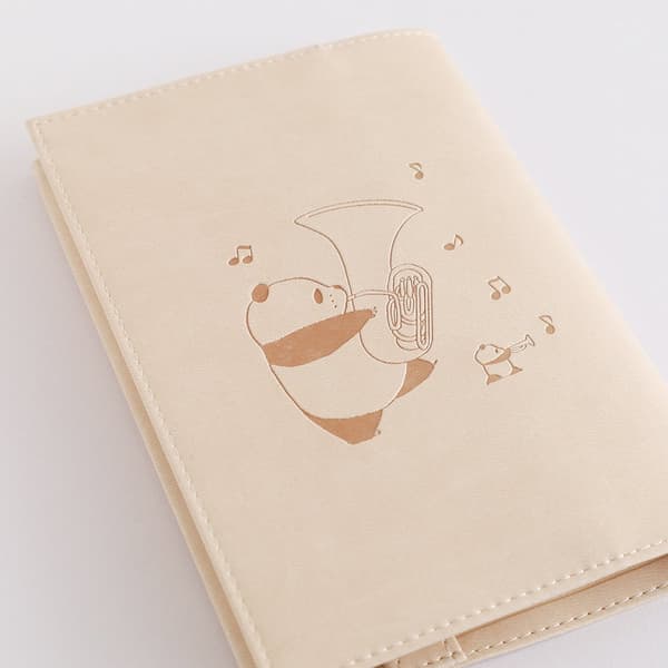 Cubierta para libro en beige