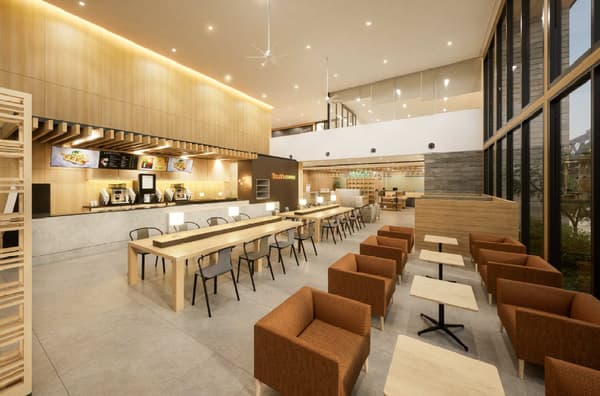 툴리스 커피 산신 스소노역 내부