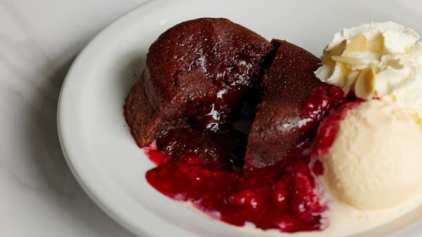 Postre Fondant Chocolat