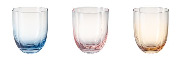 漸層花朵玻璃杯