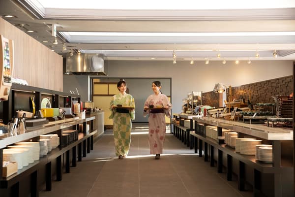 Dinner buffet featuring seasonal Setouchi flavors