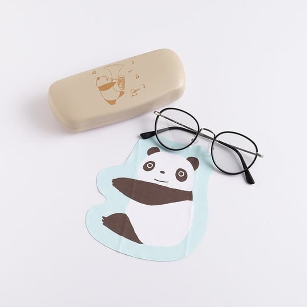 Juego de estuche para gafas en beige