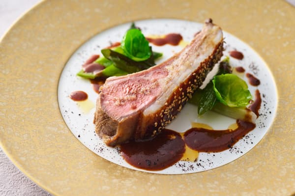 Saikyo miso-glazed lamb roti