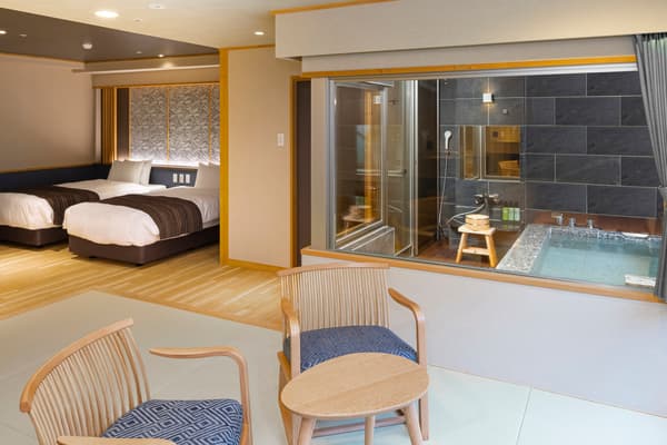 Room with Open-Air Bath - SUISAI - Japanese-Western Style Room 42 sq.m