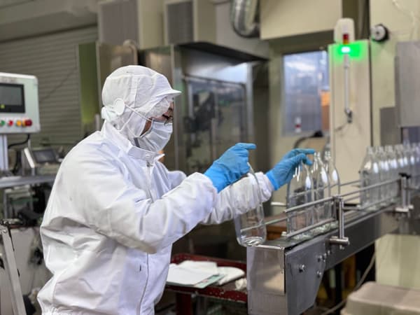 Winery production scene