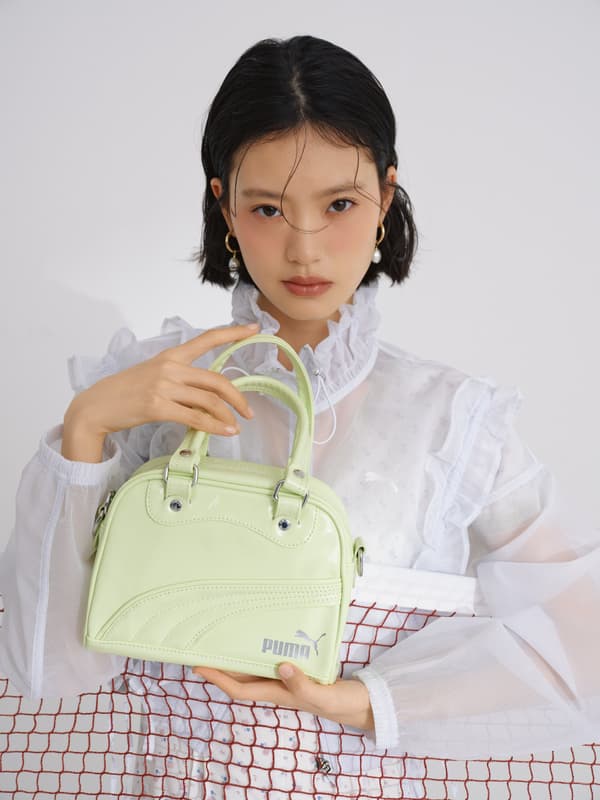 Lily Brown × Puma Mini Grip Bag – tampilan depan