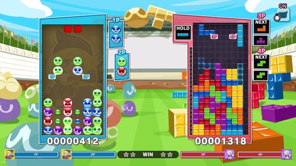 Puyo Tetris Doubles gameplay