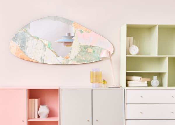 将艺术与镜面相结合的