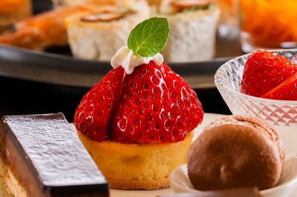 Lujosa tarta de fresa