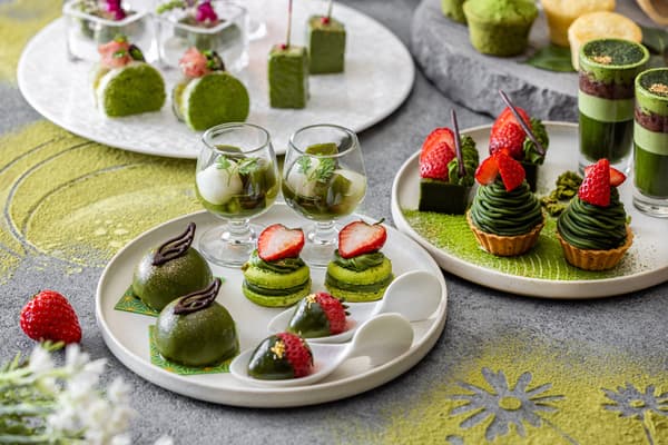 Imagen del Set de Té de la Tarde Matcha – Colaboración Gion Tsujiri