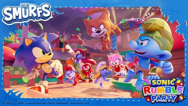 Sonic Rumble x The Smurfs collaboration trailer