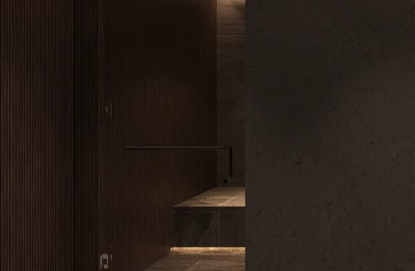 Overview rendering of the private room area