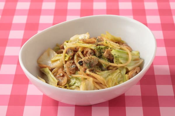 Clam and Cabbage Japanese-Style Pasta
