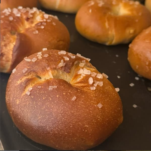 Lemon Peel Cream Cheese Bagel